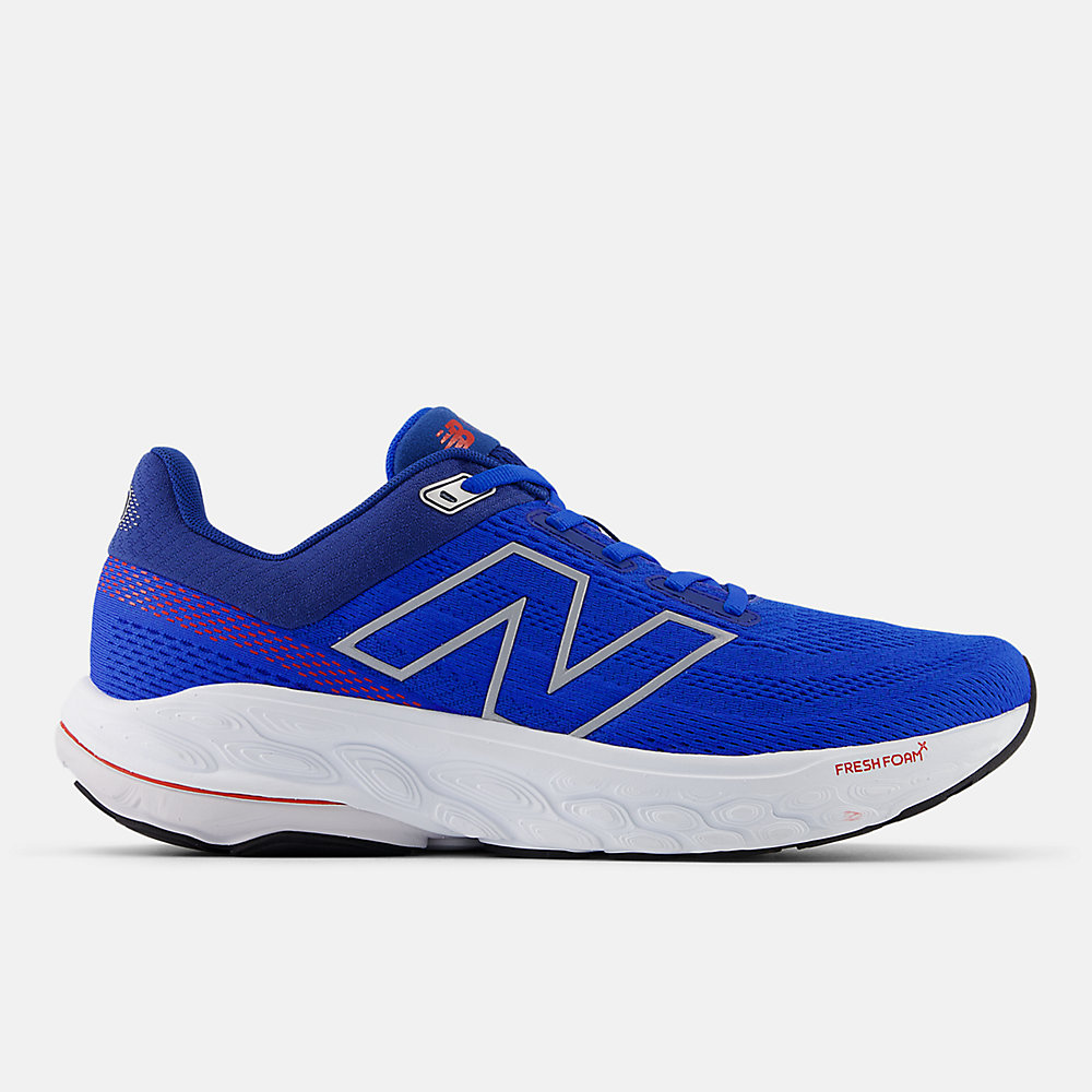 New Balance Fresh Foam X 860v14 Shoes Blue Oasis with White and True Red